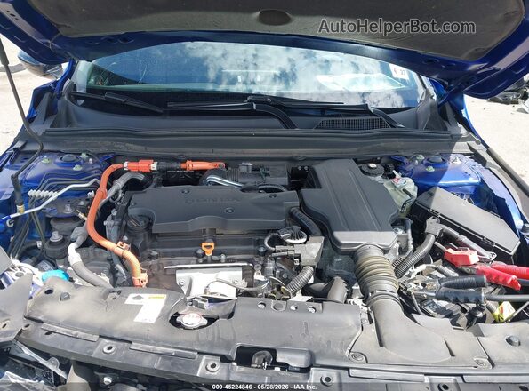 1HGCV3F20NA026822 2022 HONDA ACCORD Blue Вид ззаду