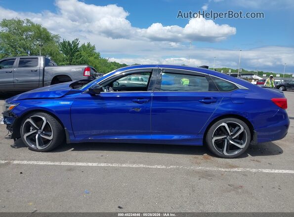 1HGCV3F20NA026822 2022 HONDA ACCORD Blue Панорамний вид салону 360°