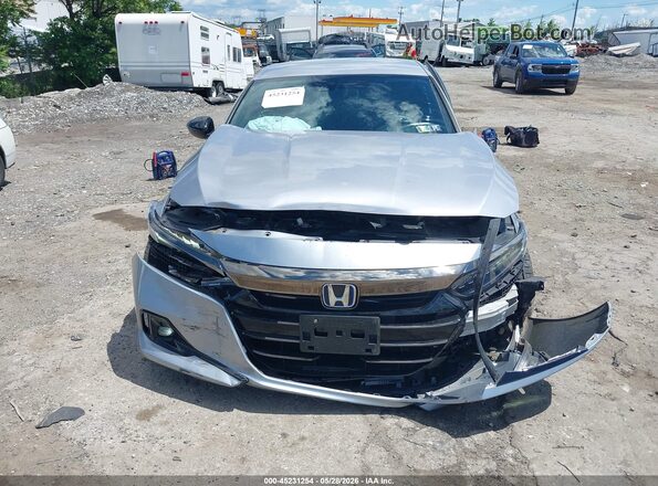 1HGCV3F20NA044544 2022 HONDA ACCORD Silver Widok deski rozdzielczej