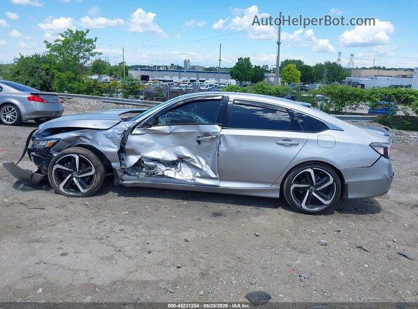 1HGCV3F20NA044544 2022 HONDA ACCORD Silver Widok wnętrza z tyłu