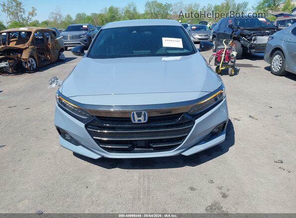 1HGCV3F21NA018714 2022 HONDA ACCORD Gray Instrument cluster view