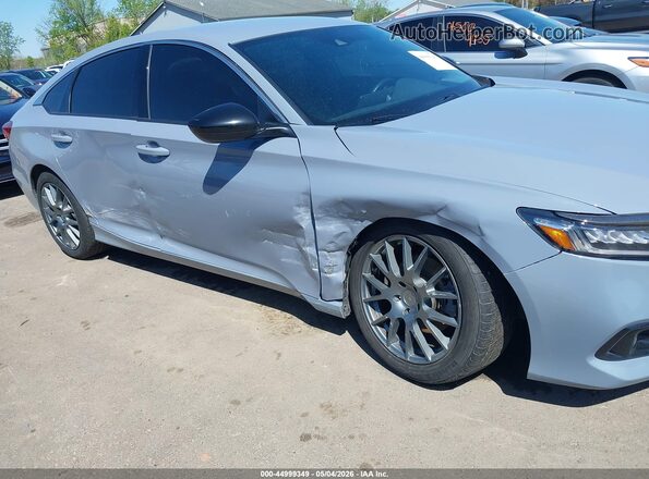 1HGCV3F21NA018714 2022 HONDA ACCORD Gray Front view