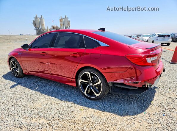 1HGCV3F21NA018986 2022 HONDA ACCORD Red 