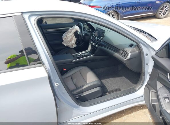 1HGCV3F23NA012834 2022 HONDA ACCORD Light Blue წინა სალონის ხედი