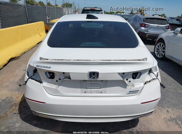 1HGCV3F24NA032235 2022 HONDA ACCORD HYBRID White 