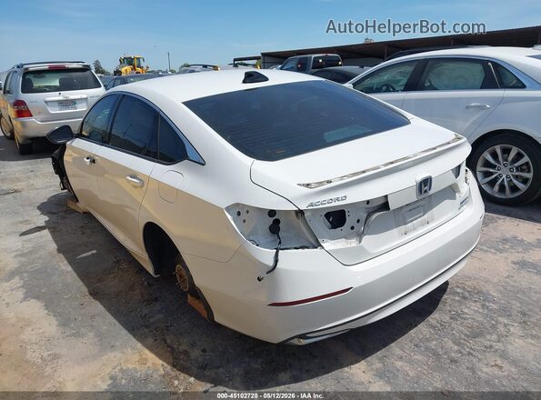 1HGCV3F24NA032235 2022 HONDA ACCORD HYBRID White უკანა მარცხენა