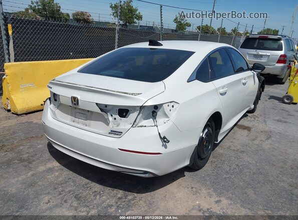 1HGCV3F24NA032235 2022 HONDA ACCORD HYBRID White უკანა მარჯვენა