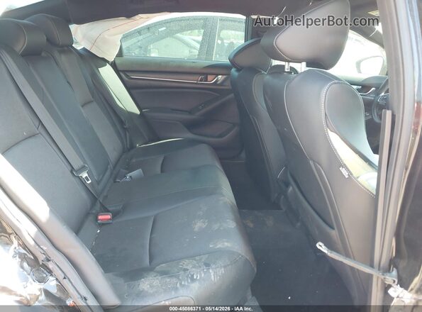 1HGCV3F24NA035121 2022 HONDA ACCORD Black Vista de la etiqueta del VIN