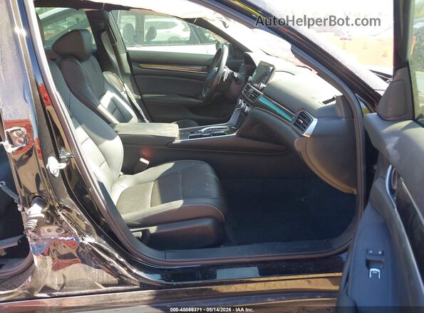 1HGCV3F24NA035121 2022 HONDA ACCORD Black Vista interior delantera