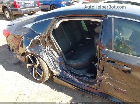 1HGCV3F24NA035121 2022 HONDA ACCORD Black Vista frontal