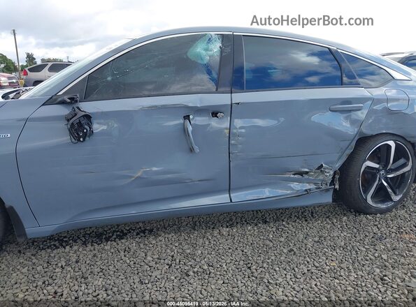 1HGCV3F24NA035751 2022 HONDA ACCORD Light Blue წინა ხედი