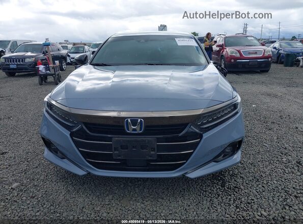 1HGCV3F24NA035751 2022 HONDA ACCORD Light Blue ხელსაწყოთა პანელის ხედი