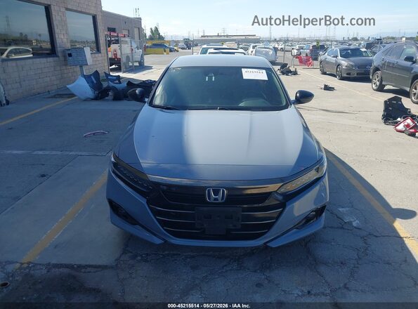 1HGCV3F26NA024427 2022 HONDA ACCORD Turquoise Սալոնի հետևի տեսք