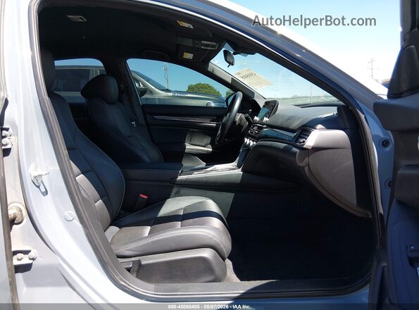 1HGCV3F26NA047481 2022 HONDA ACCORD Blue Вид салону спереду