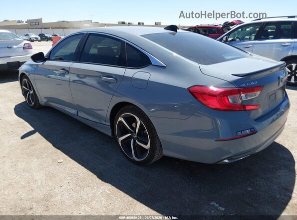 1HGCV3F26NA047481 2022 HONDA ACCORD Blue Задня ліва чверть