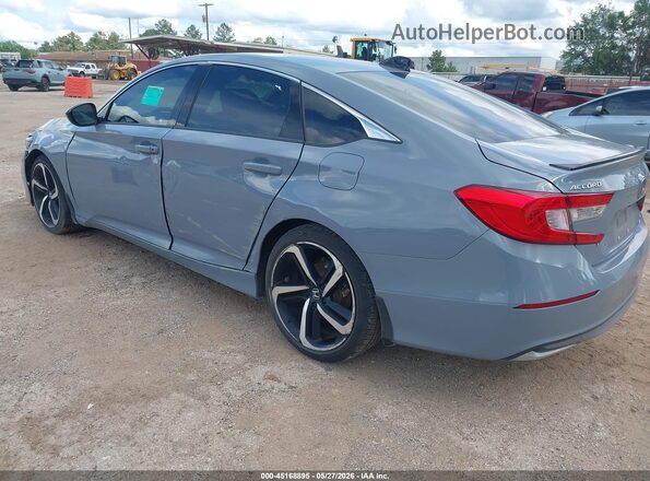 1HGCV3F27NA018703 2022 HONDA ACCORD HYBRID Light Blue 