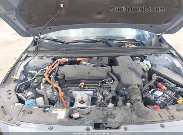 1HGCV3F27NA018703 2022 HONDA ACCORD HYBRID Light Blue 