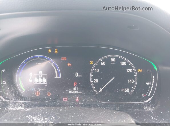 1HGCV3F27NA018703 2022 HONDA ACCORD HYBRID Light Blue 