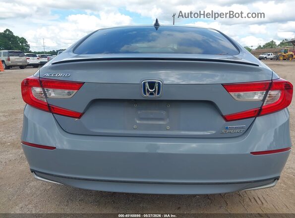 1HGCV3F27NA018703 2022 HONDA ACCORD HYBRID Light Blue 