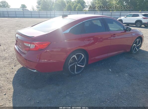 1HGCV3F28NA026745 2022 HONDA ACCORD Red Trasero derecho