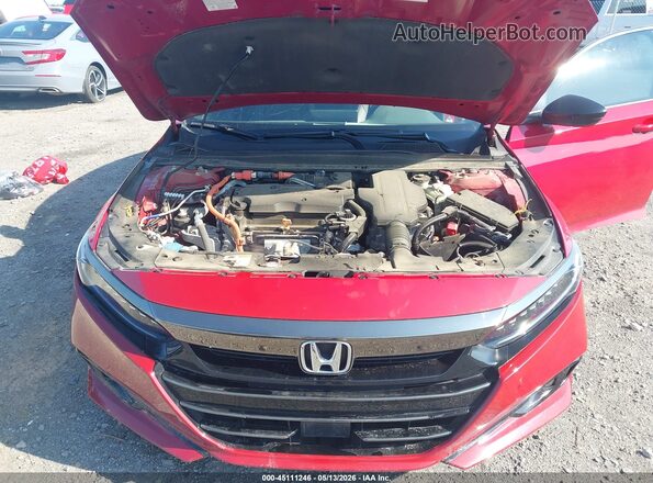 1HGCV3F28NA026745 2022 HONDA ACCORD Red Vista trasera