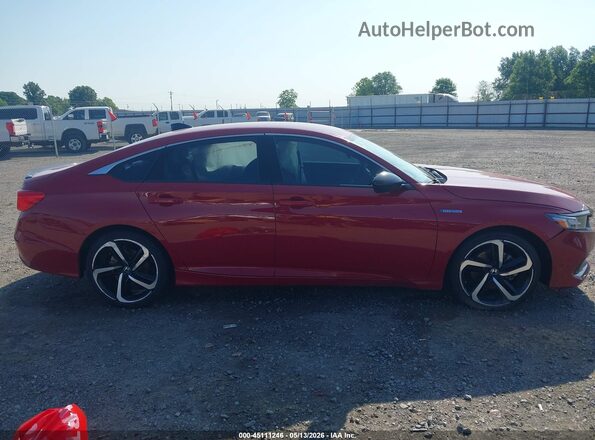 1HGCV3F28NA026745 2022 HONDA ACCORD Red Vista interior de 360 grados