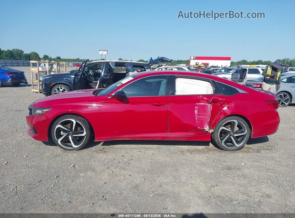 1HGCV3F28NA026745 2022 HONDA ACCORD Red 