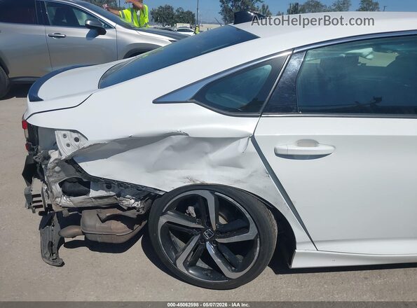 1HGCV3F28NA032187 2022 HONDA ACCORD HYBRID White წინა ხედი
