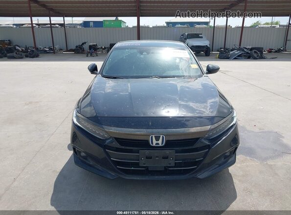 1HGCV3F29NA045594 2022 HONDA ACCORD Черный Вид щитка приборов