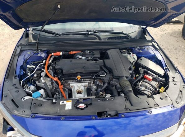 1HGCV3F2XNA004438 2022 HONDA ACCORD Blue Սալոնի հետևի տեսք