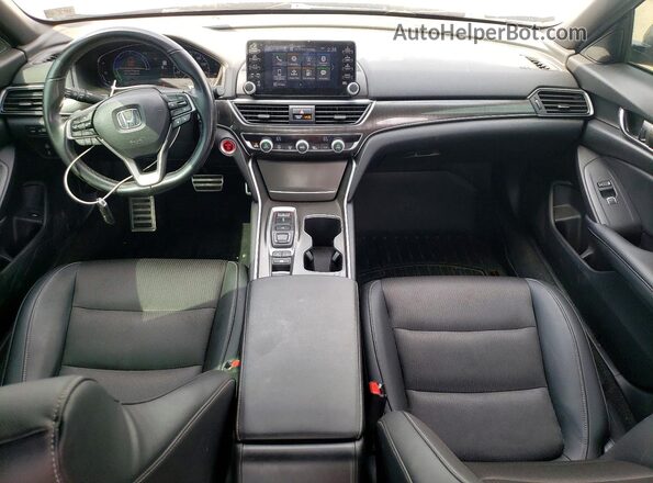 1HGCV3F2XNA004438 2022 HONDA ACCORD Blue Առջևի վահանակի տեսք