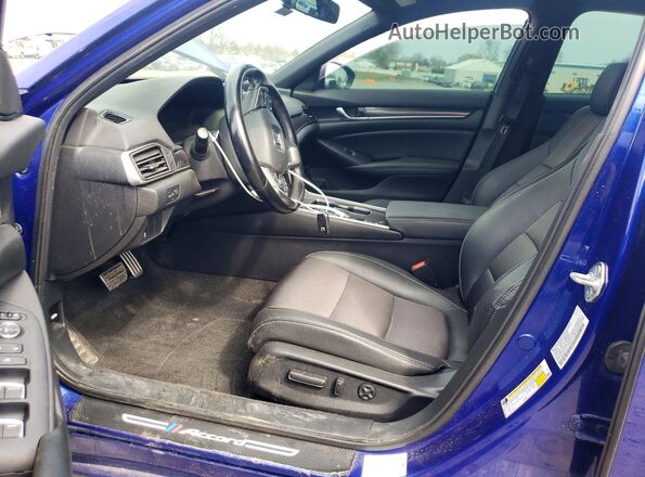 1HGCV3F2XNA004438 2022 HONDA ACCORD Blue Սալոնի դիմացի տեսք