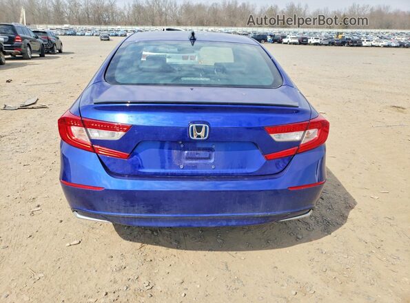 1HGCV3F2XNA004438 2022 HONDA ACCORD Blue Հետևի տեսք