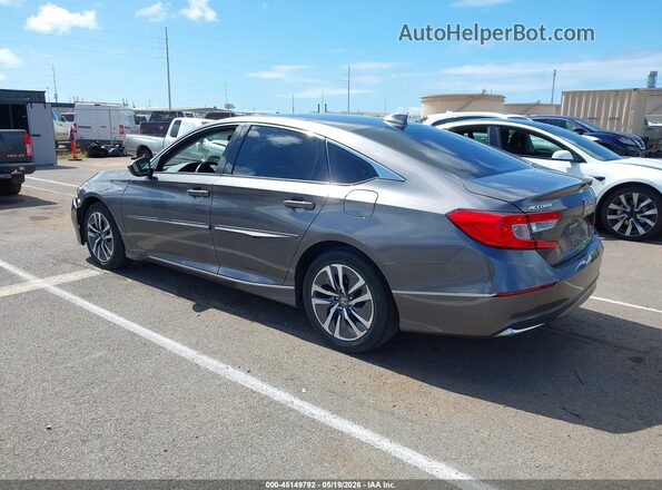 1HGCV3F40KA012657 2019 HONDA ACCORD Gray Задня ліва чверть