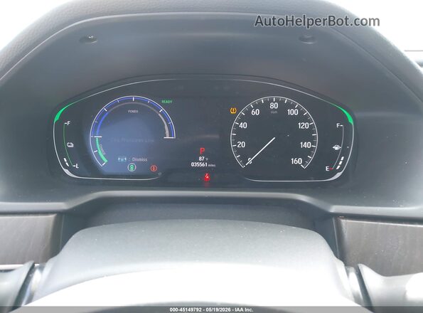 1HGCV3F40KA012657 2019 HONDA ACCORD Gray Вид задніх сидінь