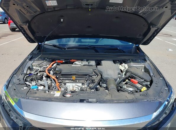 1HGCV3F40KA012657 2019 HONDA ACCORD Gray Вид ззаду