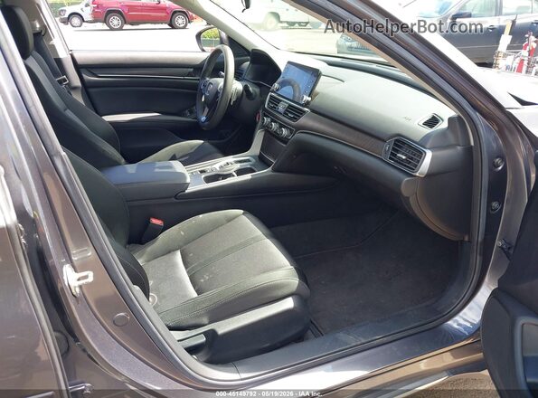 1HGCV3F40KA012657 2019 HONDA ACCORD Gray Вид салону спереду