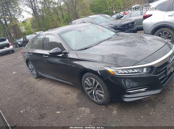 1HGCV3F41JA014531 2018 HONDA ACCORD HYBRID Black 