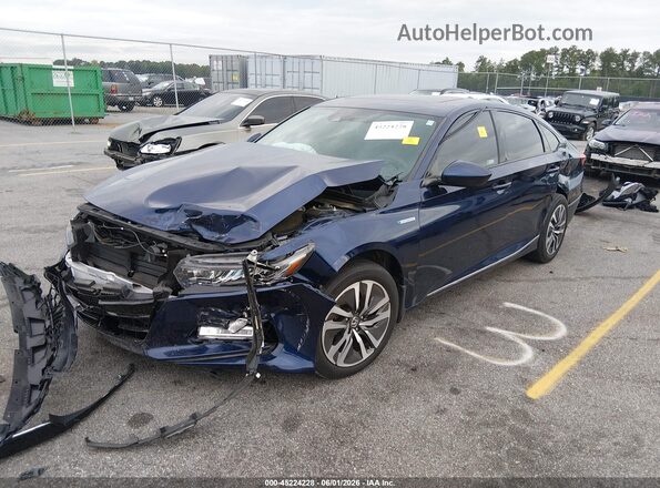 1HGCV3F42LA014105 2020 HONDA ACCORD Blue Vista tres cuartos delantera izquierda