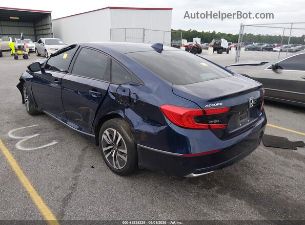 1HGCV3F42LA014105 2020 HONDA ACCORD Blue Trasero izquierdo