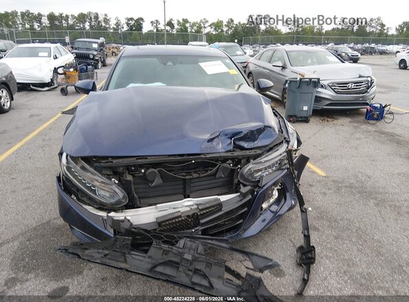 1HGCV3F42LA014105 2020 HONDA ACCORD Blue Vista interior trasera