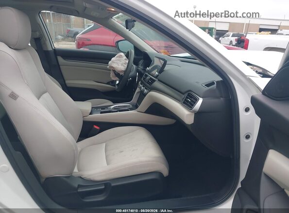 1HGCV3F43LA017661 2020 HONDA ACCORD White Widok wnętrza z przodu