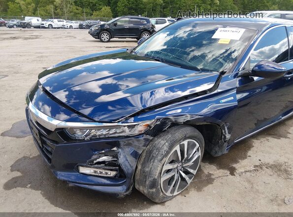 1HGCV3F44LA008001 2020 HONDA ACCORD Blue Vista frontal
