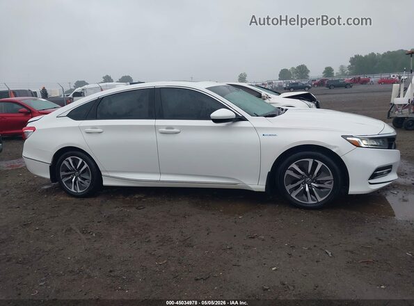1HGCV3F45JA003919 2018 HONDA ACCORD HYBRID White 