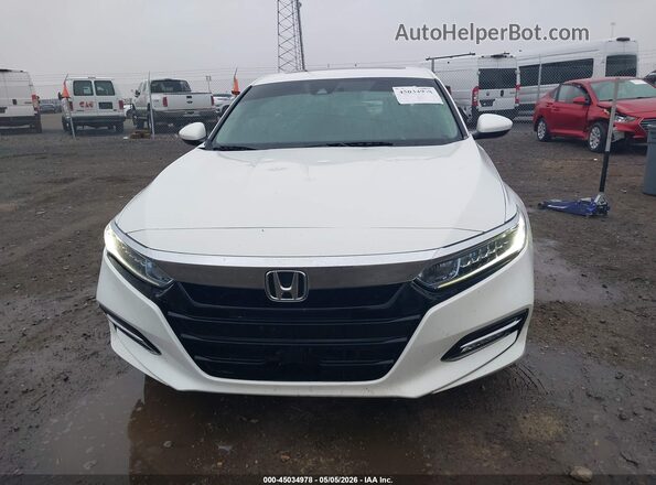 1HGCV3F45JA003919 2018 HONDA ACCORD HYBRID White 