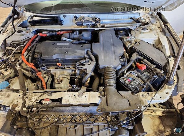1HGCV3F45KA020558 2019 HONDA ACCORD White Սալոնի հետևի տեսք