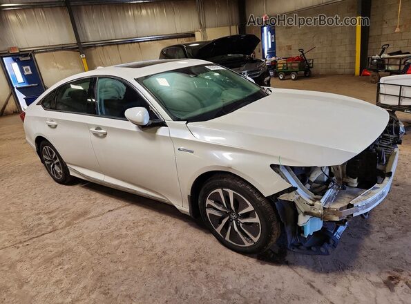 1HGCV3F45KA020558 2019 HONDA ACCORD White Առջևի աջ