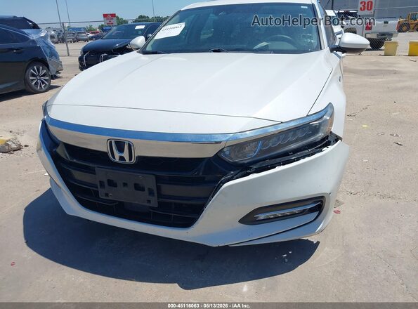 1HGCV3F46KA009181 2019 HONDA ACCORD White Դիմացի տեսք
