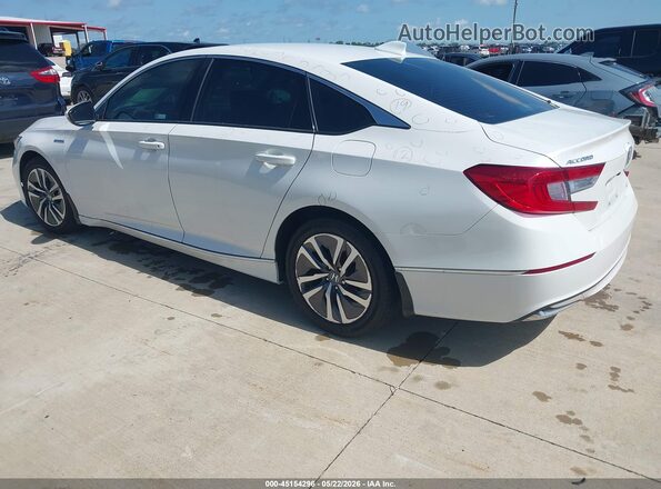 1HGCV3F50KA005703 2019 HONDA ACCORD Белый Задняя левая четверть