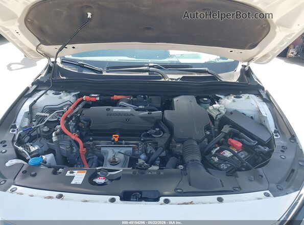 1HGCV3F50KA005703 2019 HONDA ACCORD Белый Вид сзади